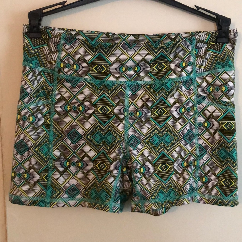 Printed bike shorts